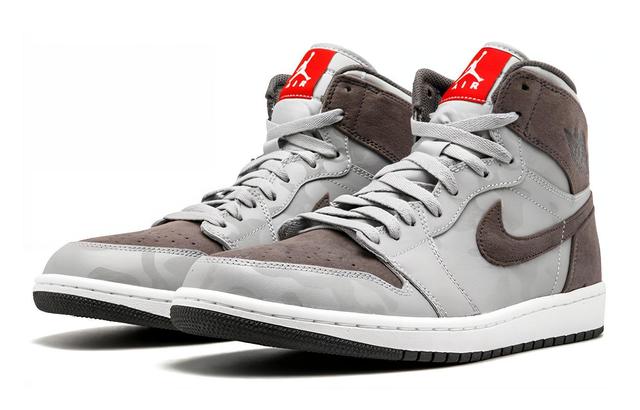 Jordan Air Jordan 1 Retro High Camo 3M Wolf Grey GS