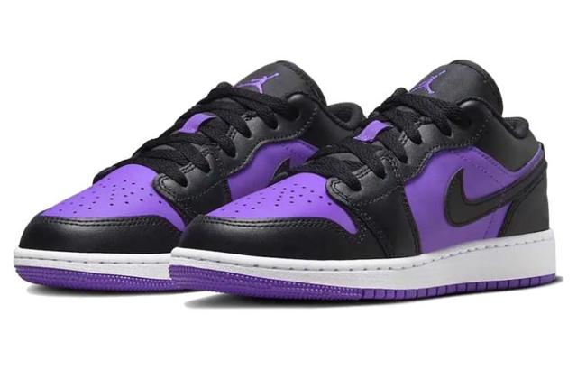 Jordan Air Jordan 1 Low "Black Purple" GS