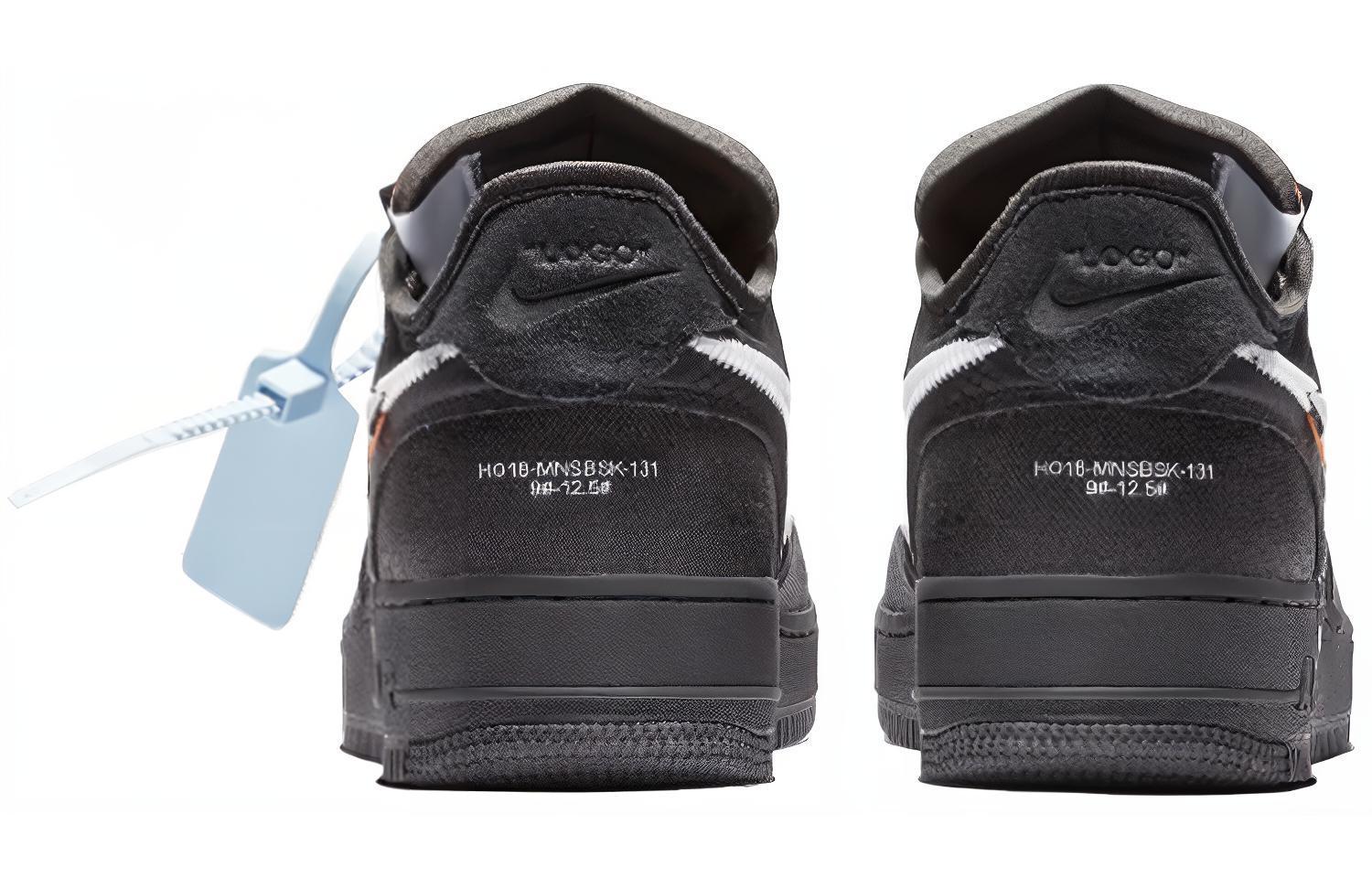 OFF-WHITE x Nike Air Force 1 Black White 2.0