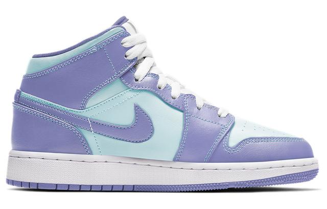 Jordan Air Jordan 1 Mid "Purple Glacier Blue" GS