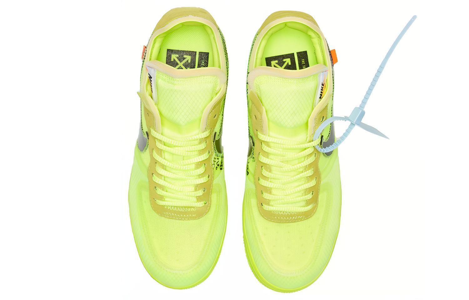 OFF-WHITE x Nike Air Force 1 Part 2 Volt THE TEN