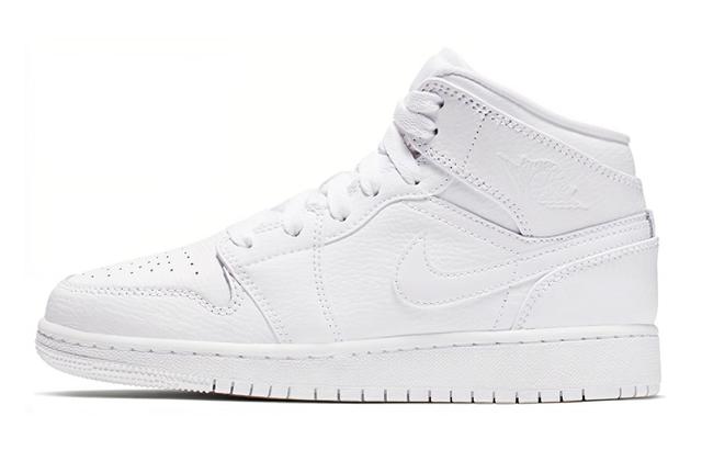 Jordan Air Jordan 1 Mid Triple White GS