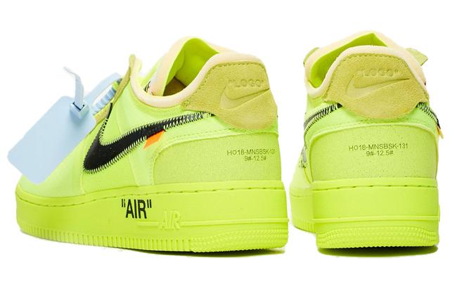 OFF-WHITE x Nike Air Force 1 Part 2 Volt THE TEN