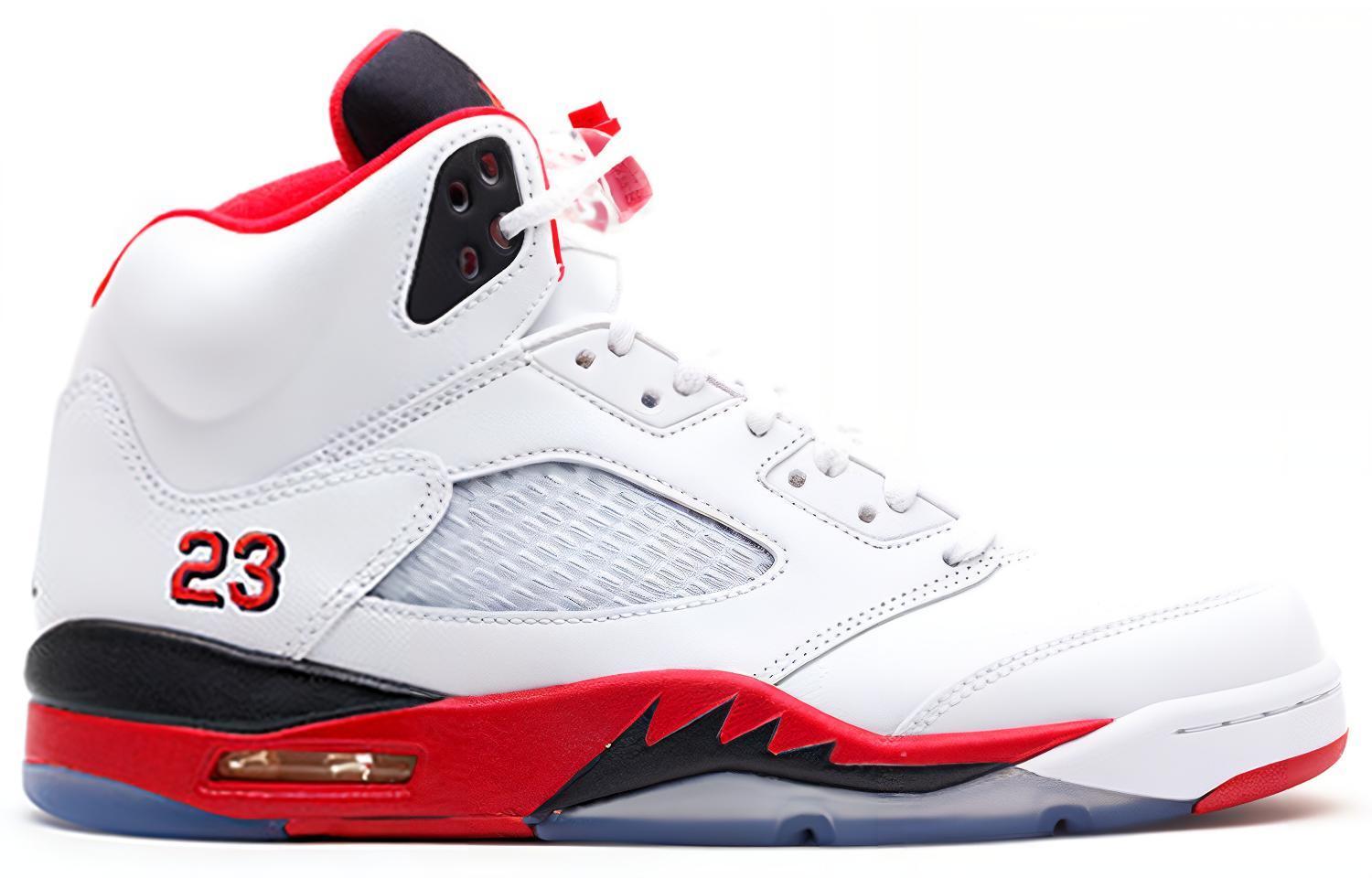 Jordan Air Jordan 5 Retro Fire Red Black Tongue (2013)