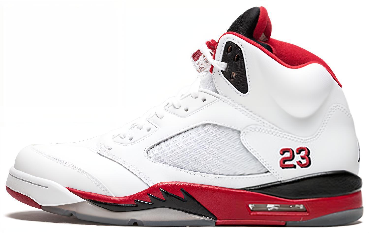 Jordan Air Jordan 5 Retro Fire Red Black Tongue (2013)