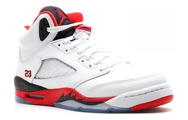 Jordan Air Jordan 5 Retro Fire Red Black Tongue GS 2013