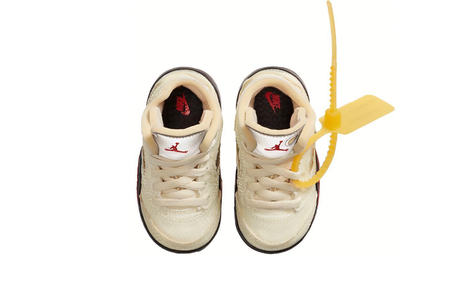 1-OFF-WHITE OFF-WHITE x Jordan Air Jordan 5 Sail SP