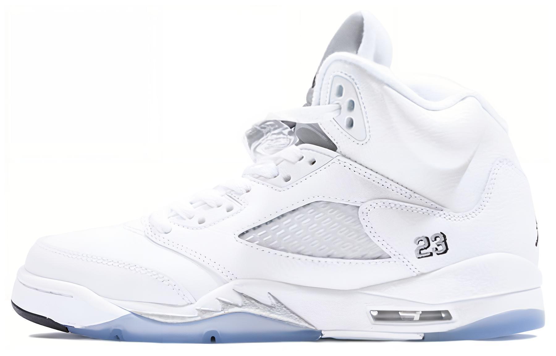 Jordan Air Jordan 5 Retro Metallic White GS 2015