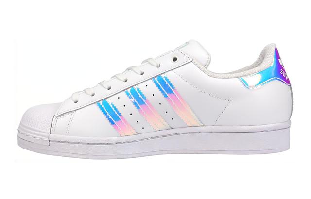 adidas originals Superstar J "White Iridescent"