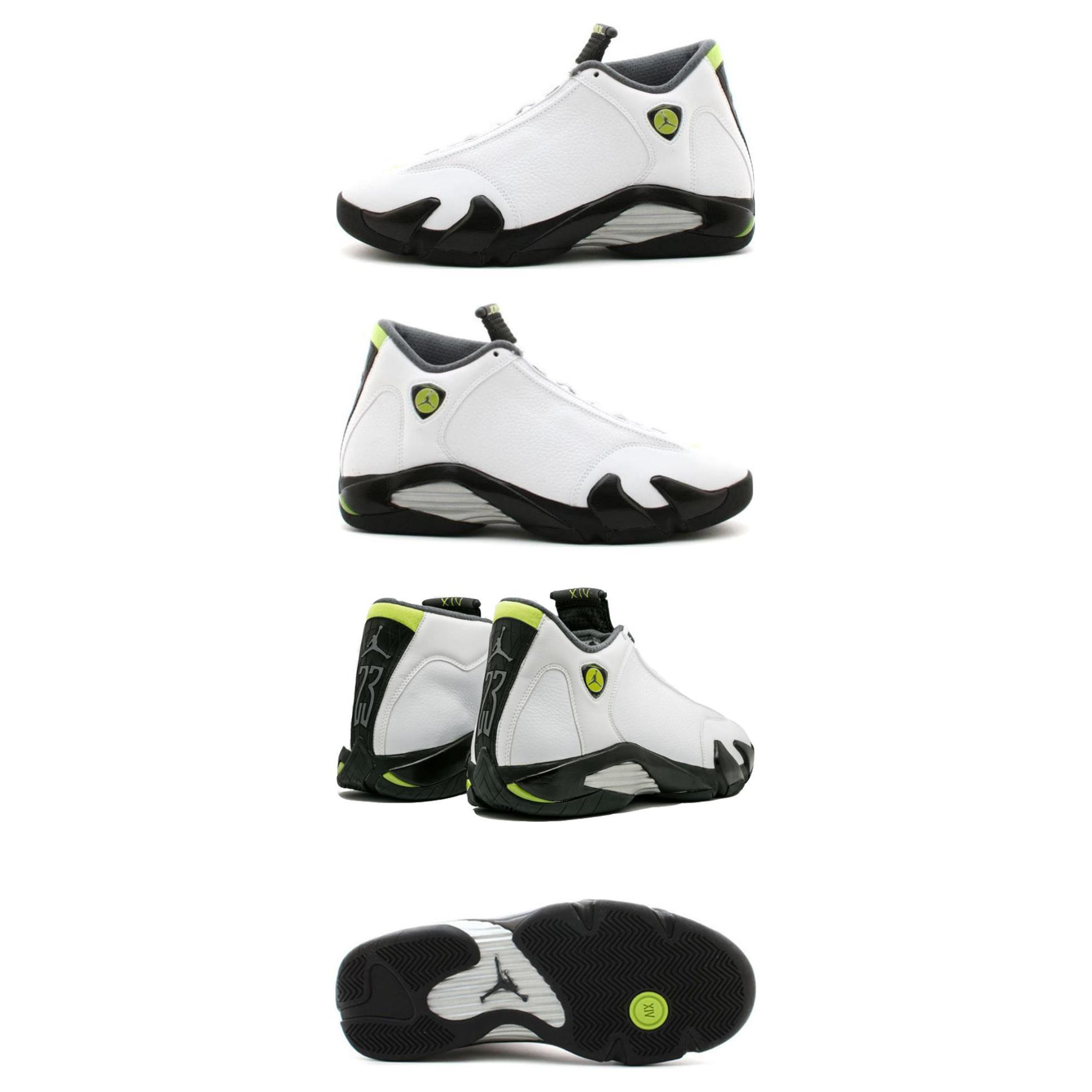 Jordan Air Jordan 14 Retro White Chartreuse