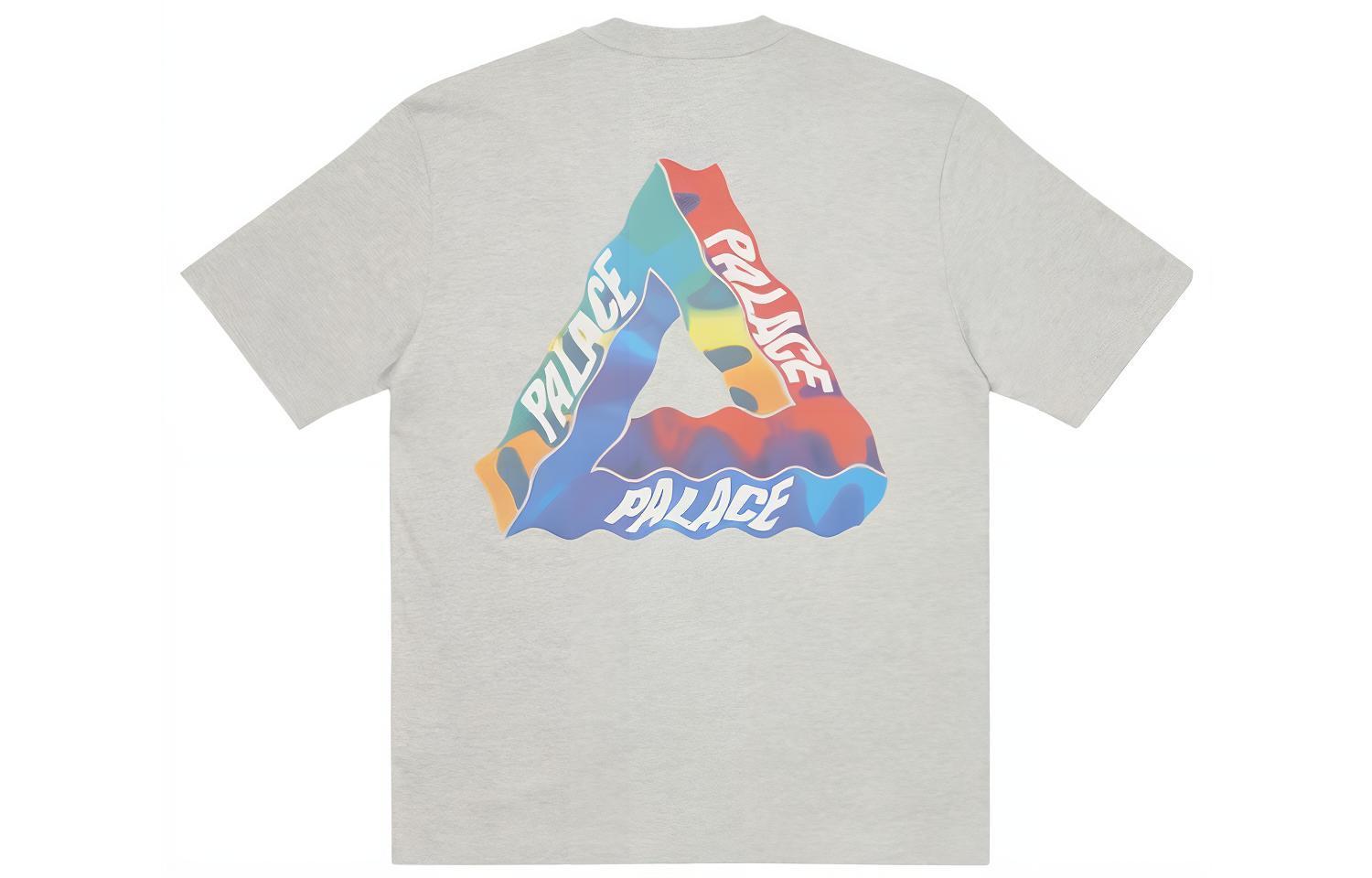 PALACE SS22 Tri-visions T-shirt Grey Marl T