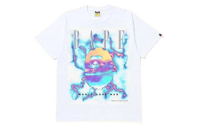 A BATHING APE BAPE LIGHTNING TEE T