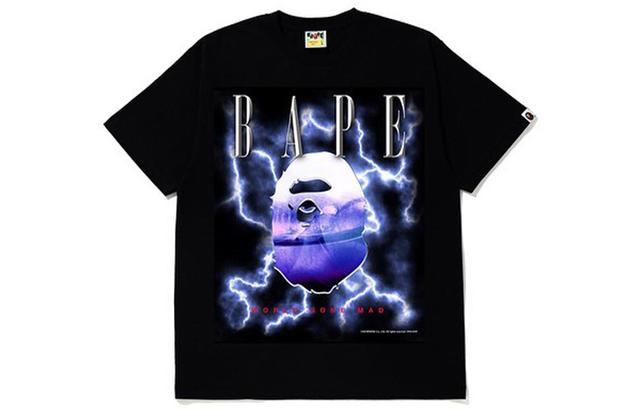 A BATHING APE BAPE LIGHTNING TEE T