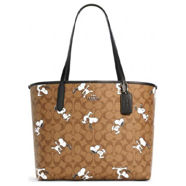 COACH X Peanuts City 33 Snoopy Tote