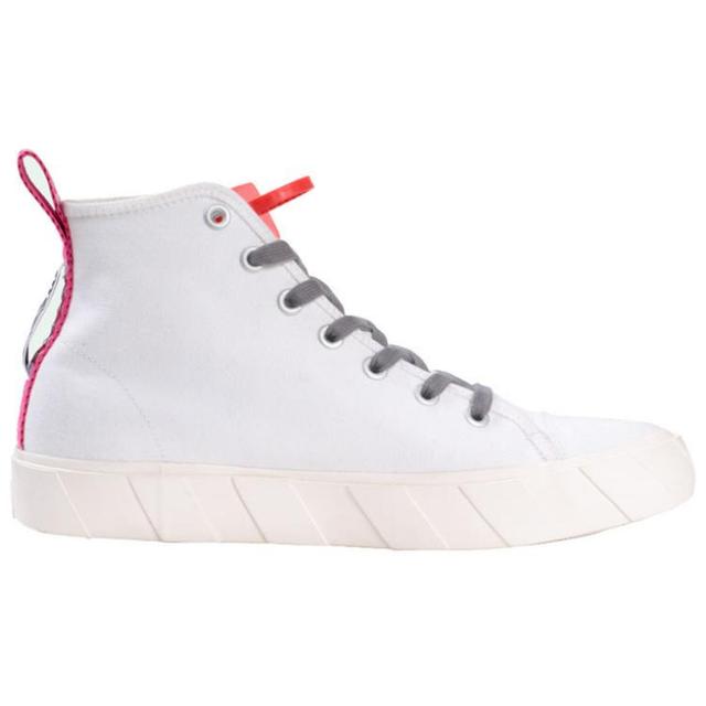 OFF-WHITE WHITE CANVAS SNEAKERS