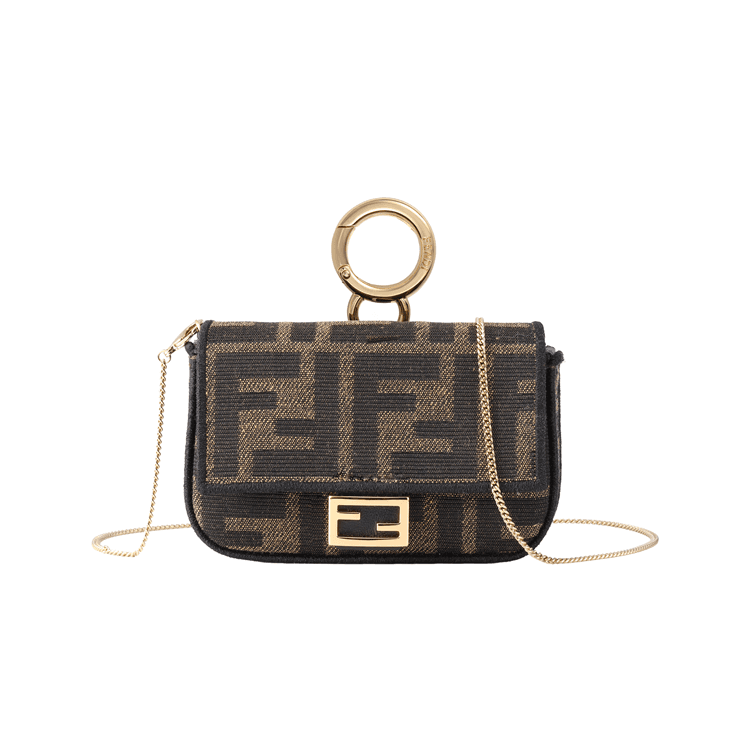 FENDI Baguette Nano Logo FF