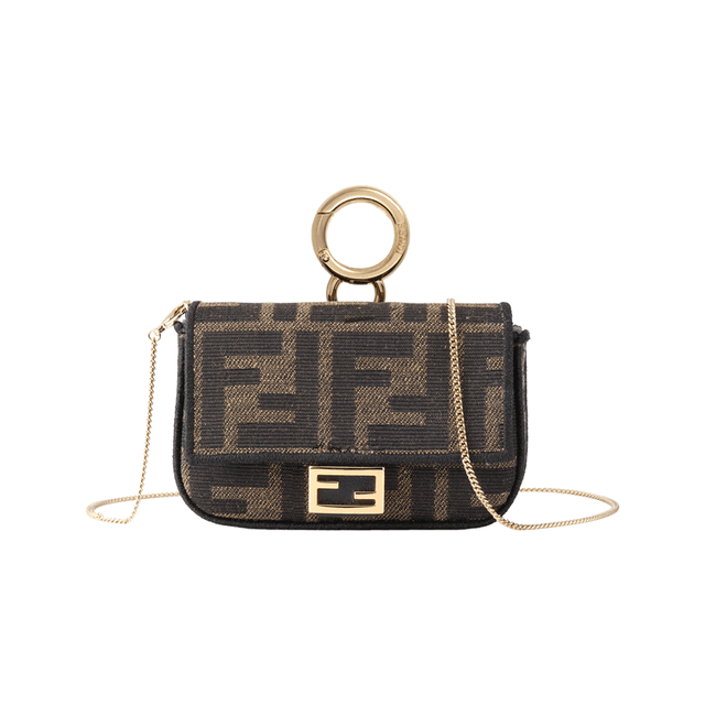 FENDI Baguette Nano Logo FF