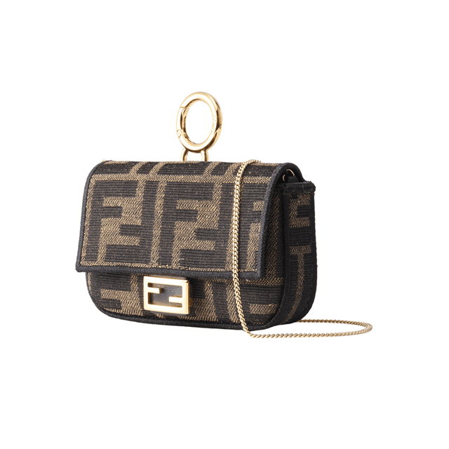 FENDI Baguette Nano Logo FF