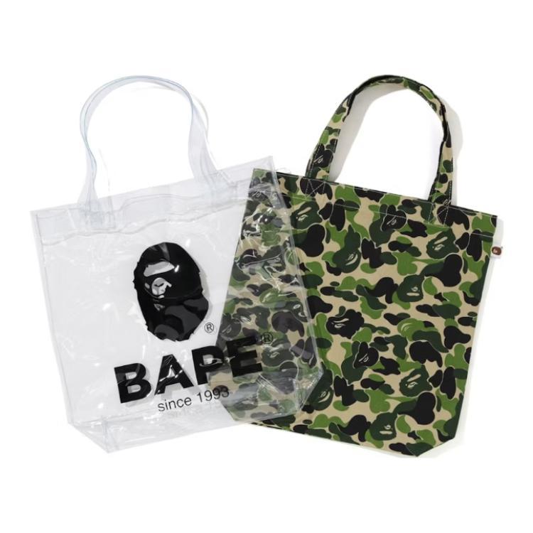 A BATHING APE Bape ABC CAMO CLEAR Tote