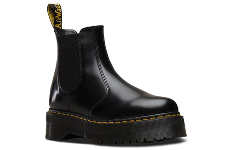 Dr.Martens Quad Leather Platform Chelsea Boots