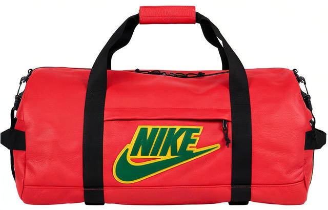 Supreme x Nike FW19 Week 14 Leather Duffle Logo