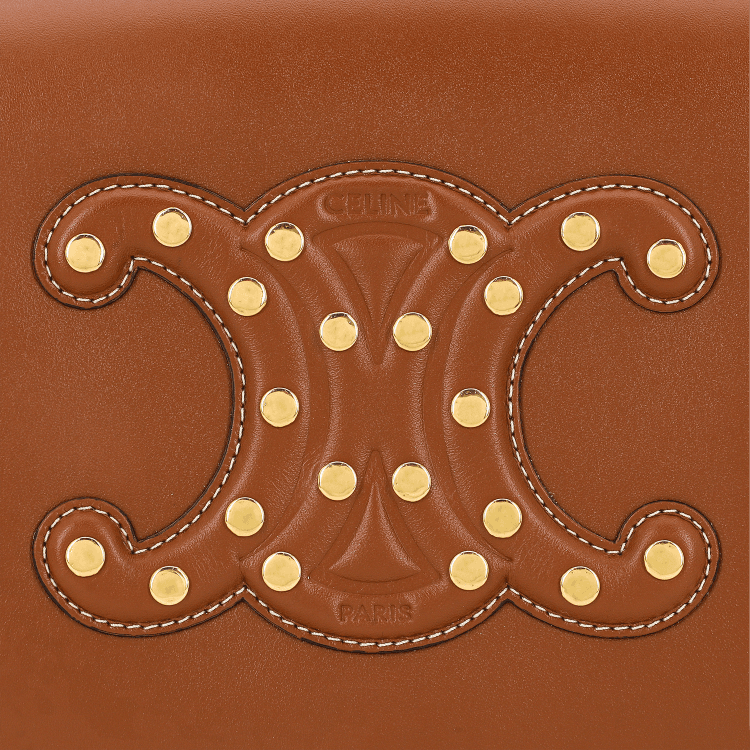 CELINE Cuir Triomphe Logo