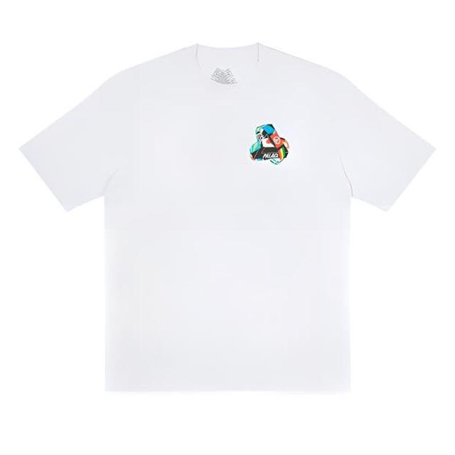 PALACE National Flag Triangle Print Short Sleeve T-shirt T