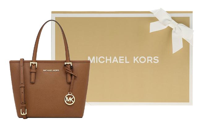 MICHAEL KORS MK Jet Set Logo Tote