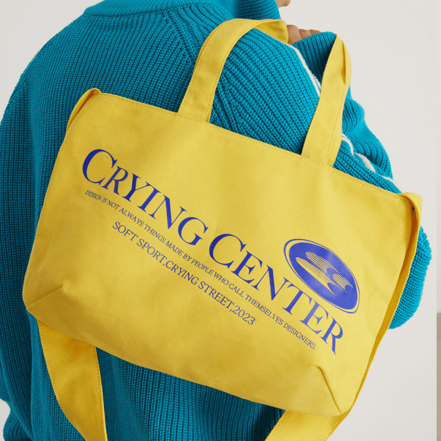 Crying Center Logo Tote