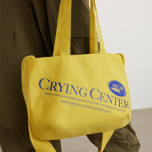 Crying Center Logo Tote