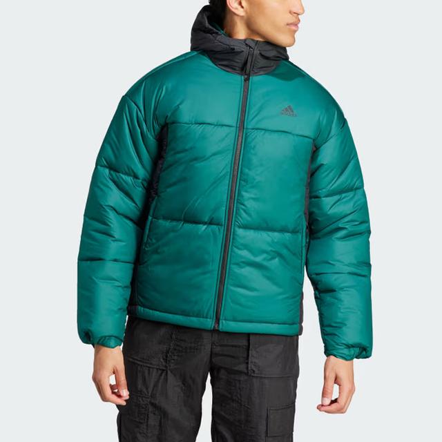 adidas Bsc 3-Stripes Puffy Hooded Jacket