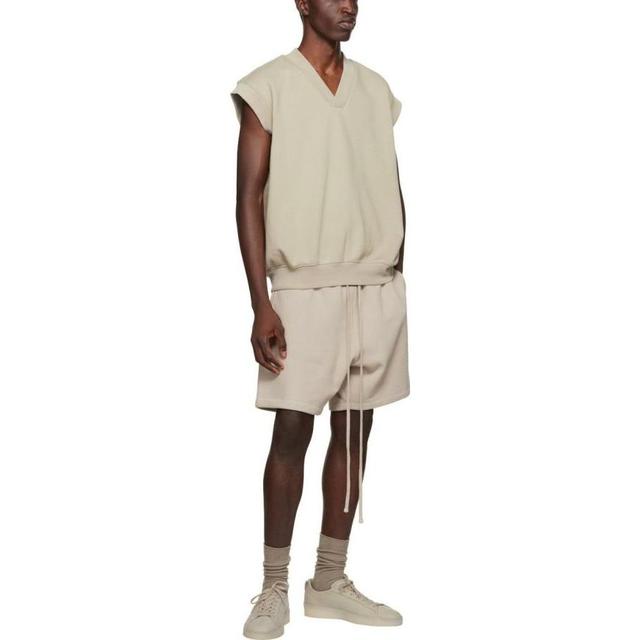 Fear of God Essentials FW22 V neck vest SmokeV