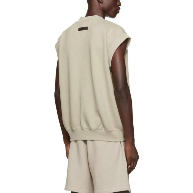 Fear of God Essentials FW22 V neck vest SmokeV