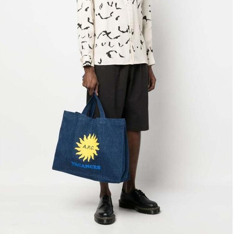 A.P.C Vacances Logo Tote