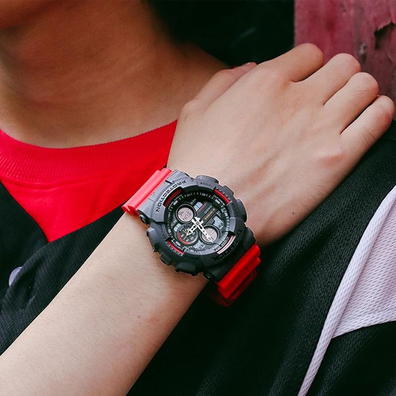 CASIOG-SHOCK YOUTH GA-140-4APRBS