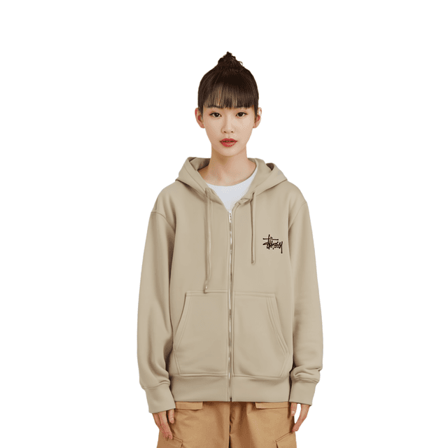 Stussy SS22 Basic Stussy Zip Hood Logo