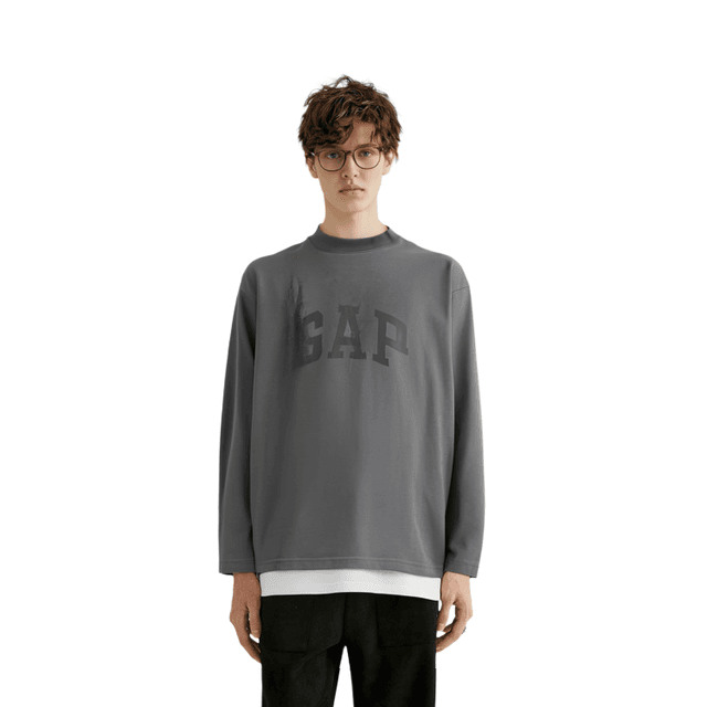 YEEZY x Gap x Balenciaga Dove Longsleeve Tee LogoT