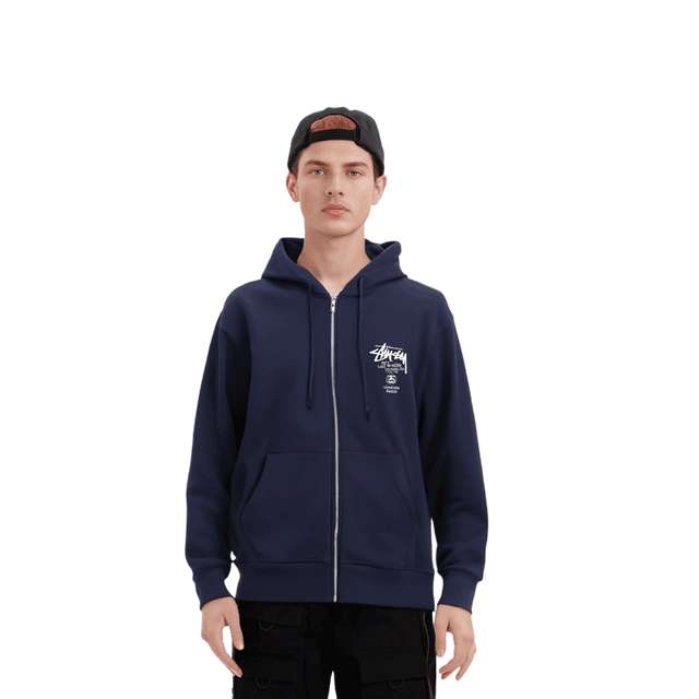 Stussy World Tour Zip Hoodie