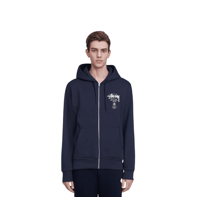 Stussy World Tour Zip Hoodie