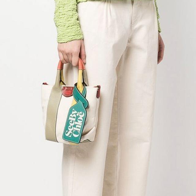 See By Chloe Laetizia Logo Tote