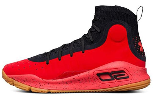 Under Armour Curry 4 4 Red Black Gum