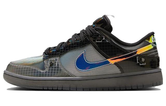 Nike Dunk Low "Hyperflat" Black and Multi-Color