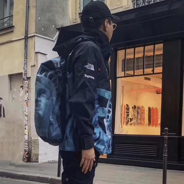 Supreme Week 10 x The North Face Statue of Liberty Mountain Jacket Black