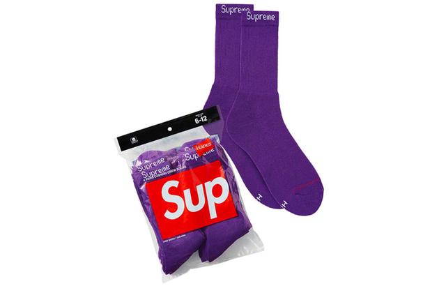 Supreme Week 1 x Hanes Crew Socks 4